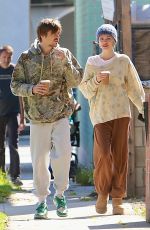 DELILAH HAMLIN and Henry Eikenberry Out for Coffee in West Hollywood 04/03/2024