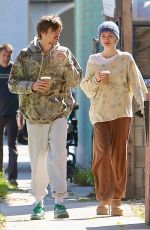 DELILAH HAMLIN and Henry Eikenberry Out for Coffee in West Hollywood 04/03/2024