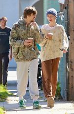 DELILAH HAMLIN and Henry Eikenberry Out for Coffee in West Hollywood 04/03/2024