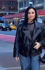 DEMI LOVATO Out for Dinner at Nobu with Friends in New York 04/07/2024