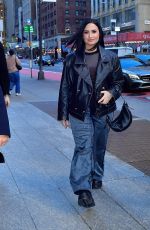 DEMI LOVATO Out for Dinner at Nobu with Friends in New York 04/07/2024