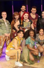 DEMI LOVATO Visits Cast of & Juliet on Broadway in New York 04/07/2024