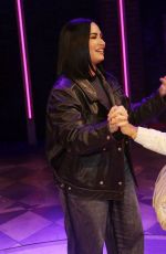 DEMI LOVATO Visits Cast of & Juliet on Broadway in New York 04/07/2024