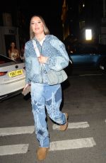 DEMI SIMS Leaves PrettyLittleThing Showroom 1st Birthday in London 04/11/2024