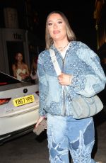 DEMI SIMS Leaves PrettyLittleThing Showroom 1st Birthday in London 04/11/2024