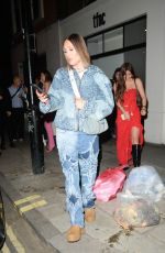 DEMI SIMS Leaves PrettyLittleThing Showroom 1st Birthday in London 04/11/2024