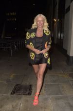 DENISE VAN OUTEN Arrives at No7 Launch Party at The Ghurkin in London 04/10/2024