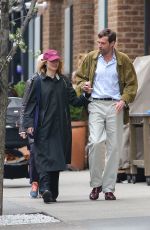 DIANNA AGRON and Harold Ancart Out in New York 04/12/2024