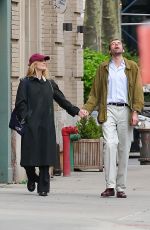 DIANNA AGRON and Harold Ancart Out in New York 04/12/2024