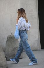 DILETTA LEOTTA Out with Her Dog in Milan 04/12/2024
