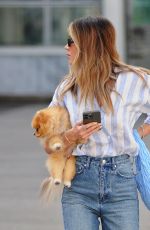 DILETTA LEOTTA Out with Her Dog in Milan 04/12/2024