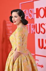 DITA VON TEESE at Fashion Trust U.S. Awards 2024 in Beverly Hills 04/09/2024
