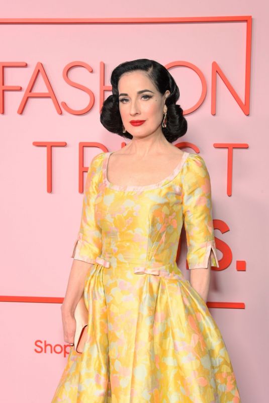 DITA VON TEESE at Fashion Trust U.S. Awards 2024 in Beverly Hills 04/09/2024