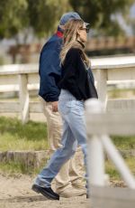 DORIT KEMSLEY at a Horse Stables in Los Angeles 04/05/2024