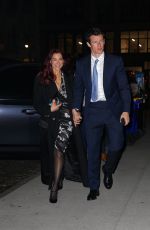 DUA LIPA and Callum Turner Arrives at Zero Bond in New York 04/25/2024