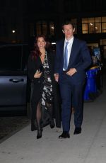 DUA LIPA and Callum Turner Arrives at Zero Bond in New York 04/25/2024