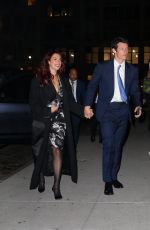 DUA LIPA and Callum Turner Arrives at Zero Bond in New York 04/25/2024