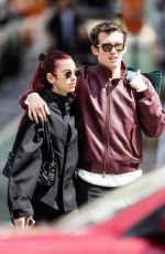 DUA LIPA and Callum Turner Out and About in New York 04/27/2024