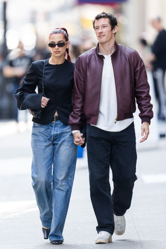DUA LIPA and Callum Turner Out and About in New York 04/28/2024