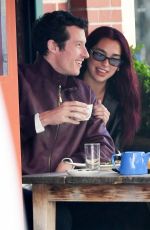 DUA LIPA and Callum Turner Out for Lunch at il Buco in New York 04/25/2024