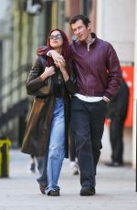 DUA LIPA and Callum Turner Out for Lunch at il Buco in New York 04/25/2024