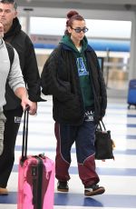 DUA LIPA Arrives at JFK International Airport in New York 04/22/2024