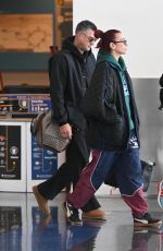 DUA LIPA Arrives at JFK International Airport in New York 04/22/2024