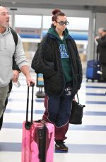 DUA LIPA Arrives at JFK International Airport in New York 04/22/2024