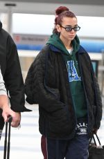 DUA LIPA Arrives at JFK International Airport in New York 04/22/2024