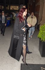 DUA LIPA Arrives at Zero Bond in New York 04/25/2024
