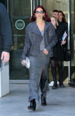 DUA LIPA Leaves Iheartradio Studios in New York 04/23/2024