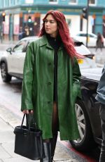 DUA LIPA Out Promotes Her Upcoming Album Radical Optimism in London 04/04/2024