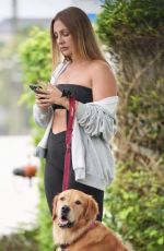 EDEN HARPER Out with Her Dog at Gold Coast 04/05/2024