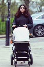 ELIZA DOOLITTLE Out with Her Baby in London 04/08/2024