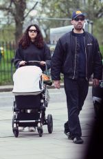 ELIZA DOOLITTLE Out with Her Baby in London 04/08/2024