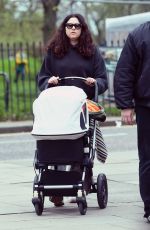 ELIZA DOOLITTLE Out with Her Baby in London 04/08/2024