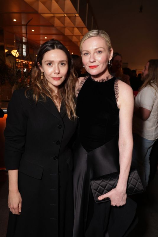ELIZABETH OLSEN and KIRSTEN DUNST at Civil War Special Screening in Los Angeles 04/02/2024