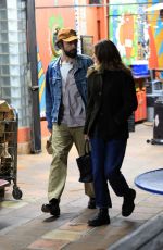 ELIZABETH OLSEN and Robbie Arnett Leaves Pace Restaurant in Los Angeles 04/26/2024