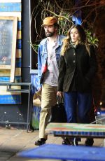 ELIZABETH OLSEN and Robbie Arnett Leaves Pace Restaurant in Los Angeles 04/26/2024