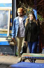 ELIZABETH OLSEN and Robbie Arnett Out in Los Angeles 04/26/2024