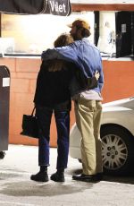 ELIZABETH OLSEN and Robbie Arnett Out in Los Angeles 04/26/2024
