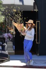 ELIZABETH OLSEN Visiting a Florist in Los Angeles 04/16/2024