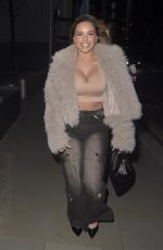 ELLA BARNES Arrives at No7 Launch Party at The Ghurkin in London 04/10/2024