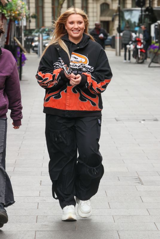 ELLA HENDERSON Arrives at Capital Radio in London 04/22/2024