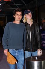 ELLE FANNING Arrives at a N.Y. Knicks Game in New York 04/22/2024
