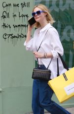 ELLE FANNING Out Shopping in New York 04/24/2024