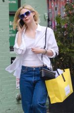 ELLE FANNING Out Shopping in New York 04/24/2024