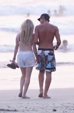 ELLIE GOULDING and Armando Perez on Vacation in Costa Rica 03/27/2024