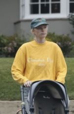 ELSA HOSK on a Relaxing Morning Stroll Near Her Home in Pasadena 04/25/2024