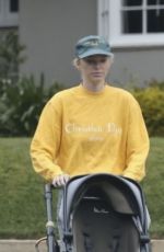 ELSA HOSK on a Relaxing Morning Stroll Near Her Home in Pasadena 04/25/2024